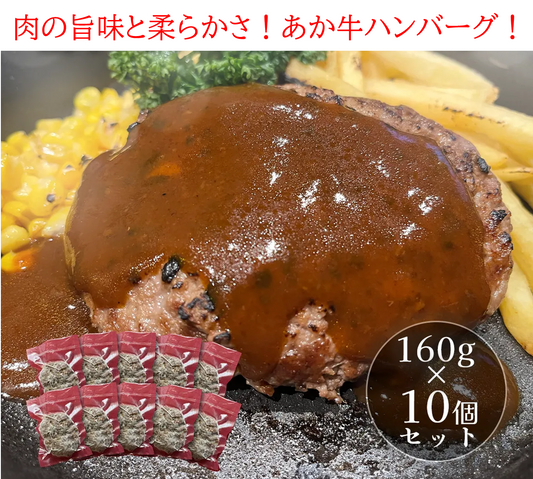 あか牛ハンバーグ10個 セット